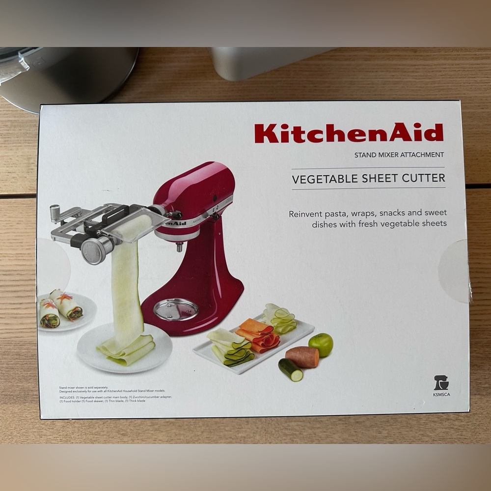 KitchenAid Stand Mixer Vegetable Sheet Cutter Attachment